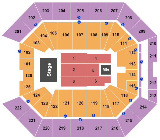 Golden 1 Center Stevie Nicks Seating Chart